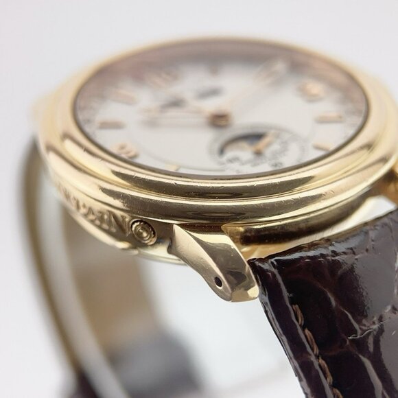 Blancpain Leman 18k Rose Gold White Dial 38mm Automatic Men’s Watch 3563A - Picture 4 of 9